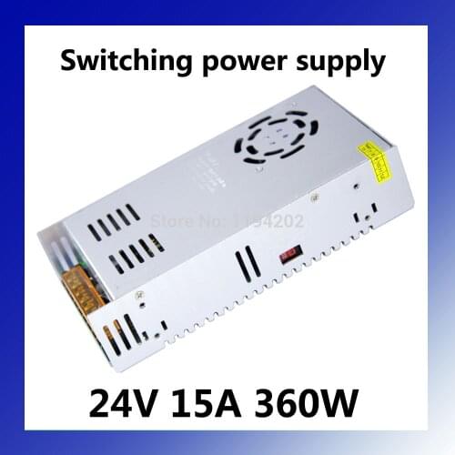 Constant Voltage DC 24V 15A 360W High Quality Led Switching Power Supply