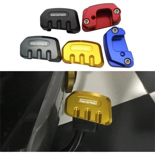 SEMSPEED CNC Motorcycle Kickstand Enlarger Pads For Honda ADV 150 adv150 2019 2020 Foot Big Side Stand Extension Support Pad