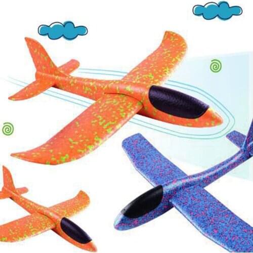 Led Form Airplane Hand Launch Throwing Glider Aircraft Inertial Foam EPP Airplane Toys Plane Model Outdoor Toys Educational