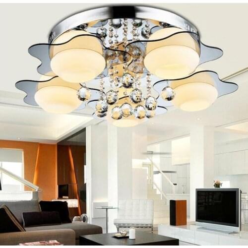 Modern minimalist LED stars ceiling lamp creative personality warm bedroom lamp study glass lamps