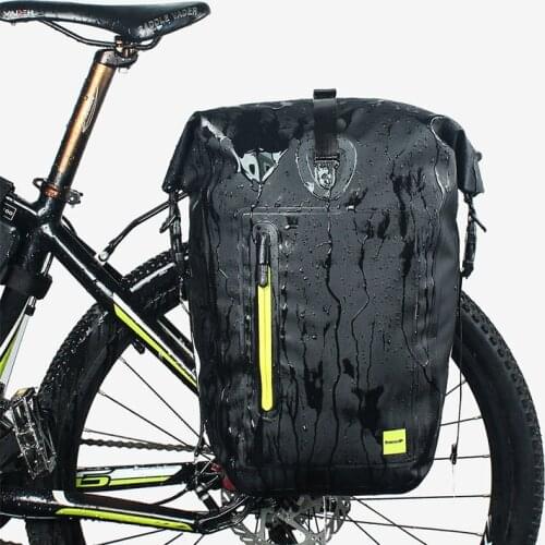 Rhinowalk Multifunctional MTB Bike Rear Rack Bag Waterproof Road Bicycle Pannier Rear Seat Trunk Bag Cycling Bike Bags 25L