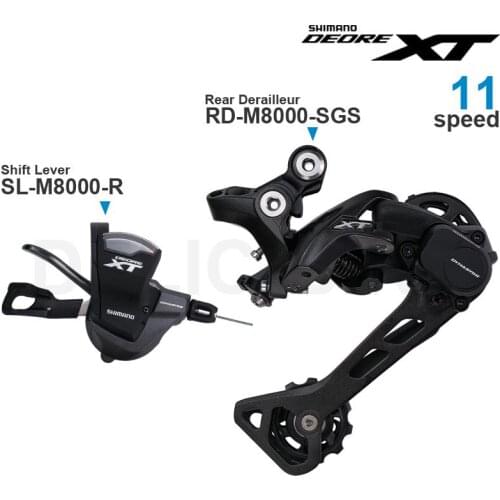 SHIMANO DEORE XT M8000 11v 11Speed Groupset SL M8000 Shifter REAR DERAILLEUR GS SGS SHADOW RD Original parts for MTB bike