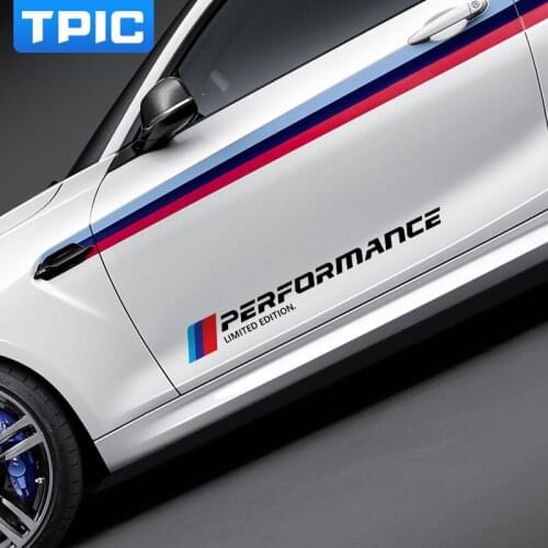 2 pcs/lot New Style Car Styling Stickers Car Door Stickers Side Sticker Limited Edition For bmw e46 e90 e39 f30 f34 f10 e70 e71