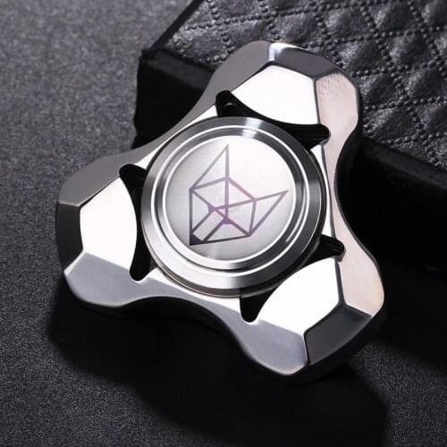 2020 EDC Finger Gyro Relieve Stress Boy Xmas Gift Stainless Steel Hand Spinner Fidget Silent Bearing Zinc Alloy Metal Steel ball