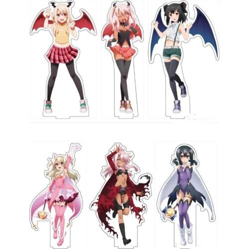 Anime Fate/kaleid liner Chloe von Einzbern Katsushika Hokusai Acrylic Figure Stand Model Plate Table Decor Collection Toy