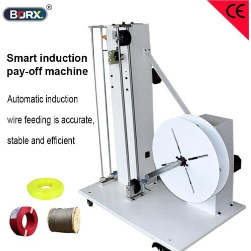 Single drive double drive wire feeding machine cable feeder wire prefeeder for strip machine wires pay off device