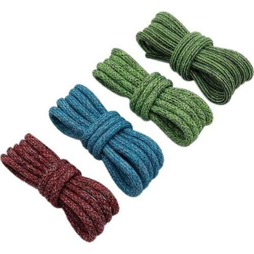 Coolstring Nice Selection 5MM Green Red Blue Colorful Mixed Color Durable Hiking Rope Fashion Traveling Sneaker Lace Top Quality