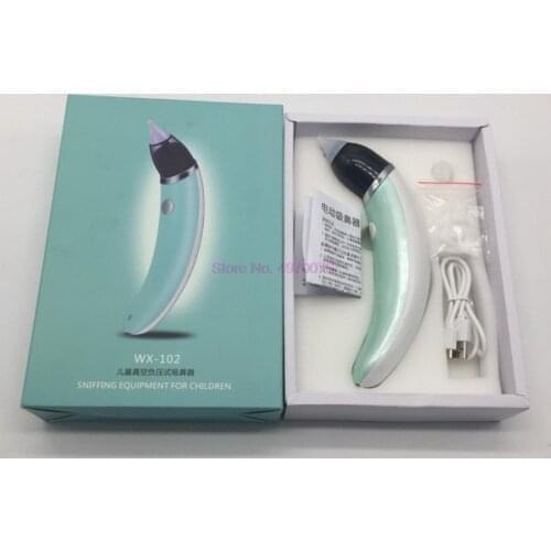DHL 50set Baby Nasal Aspirator Electric Nose Cleaner Sniffling Equipment Safe Hygienic Nose Snot Cleaner For Newborn