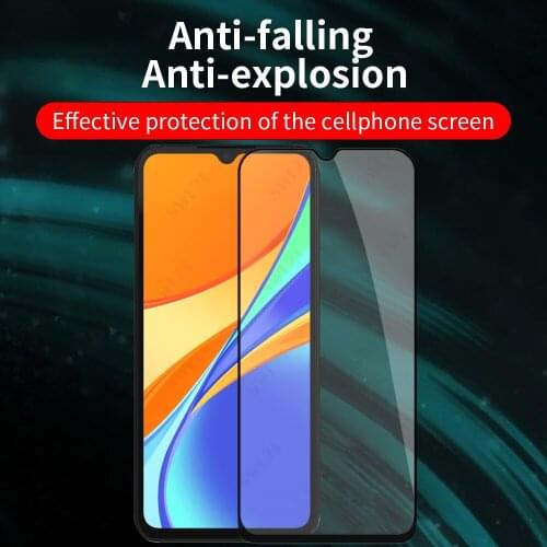 Full cover for Xiaomi Redmi Note 9 pro Max 9S 9T 8 7 7S 10X 9A 9C 9I Phone Screen Protector Tempered Glass 8A 7A Protective Film