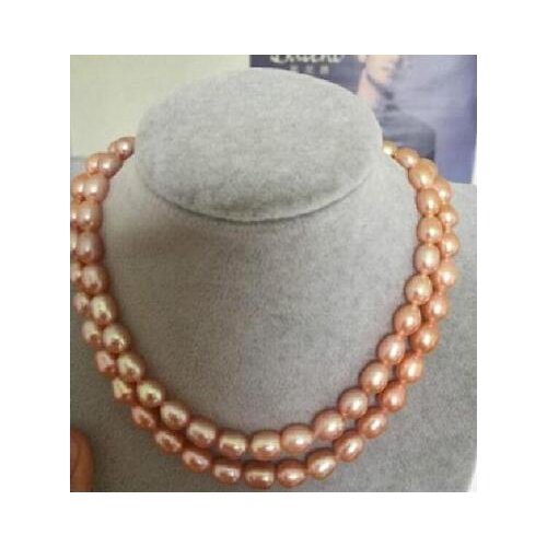 9-10mm south seas baroque gold pink necklace 352 inch yellow lantern buckle