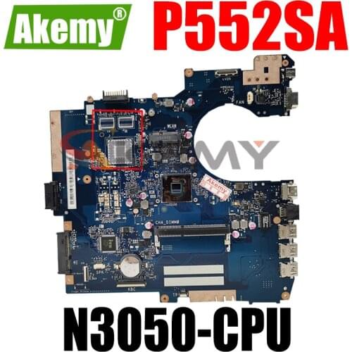 P552SA Motherboard N3050-CPU For Asus P552SJ PU552SJ PRO552S P552S PU552S P552SA Laptop motherboard P552SA Mainboard