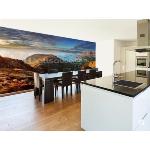 Custom natural scenery wallpaper,Lofoten Landscape,3D photo mural for the living room restaurant sofa background PVC wallpaper