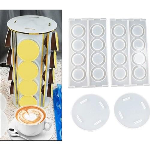 Durable Resin Casting Mold Moulds Coffee Rack Box Organizer DIY Molds Mould