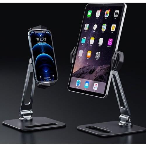 Adjustable Stand Tablet Holder for iPad Air Pro Mini 7.9 11 12.9 aluminum Desk Mount for Xiaomi Mipad 5 Matepad Samsung Tablets