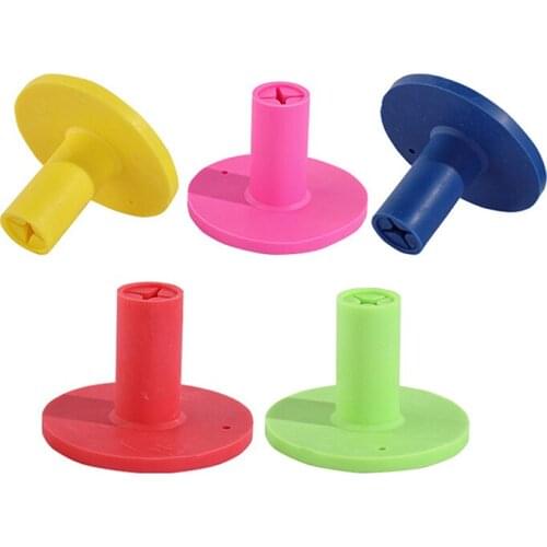 Rubber Golf Tee Holder 38mm Training Practice Tee Mat Golves Ball Hole Holders Beginner Trainer Practice