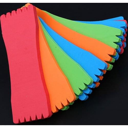 WALK FISH 10PCS/Lot EVA Foam Fishing Line Plate Fishing Winding Line Board 12cm 16cm 20cm Carp Lure Trace Wire Leader Swivel