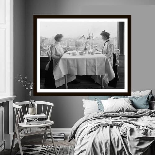 Women Feminist Poster Art Print Restaurant Poster Black And White Minimalist Wall Art Canvas Painting Wall Picture Home Decor