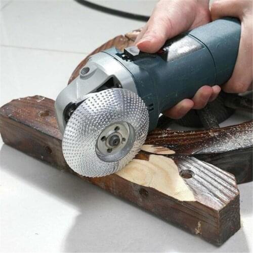Wood Grinding Wheel Angle Grinder Disc Wood Carving Sanding Grinding Wheel For Angle Tungsten Carbide Coating Bore Shaping 1PC