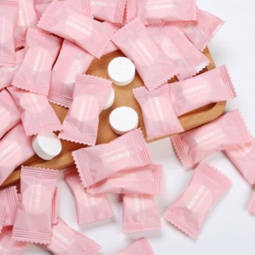 100 Pcs Facial Compressed Face Towel Cotton Washcloth, Disposable Face Towel Home DIY, Good Partner for Home, Hotel, Travel Camp