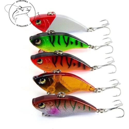 3D Eyes Anti-Corrosion HIgh Quality Plastic Fishing Bait Artificial VIB Wobblers 5cm/15g Freshwater Fishing Lure Hard Bait