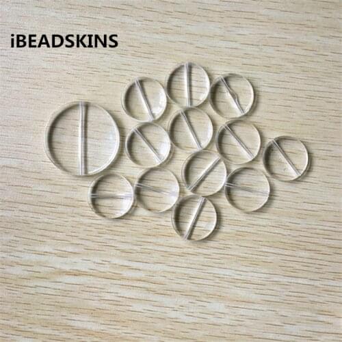New arrival! (chose size)21mm-42mm Acrylic clear COINS shape beads for jewelry necklace making(As shown)