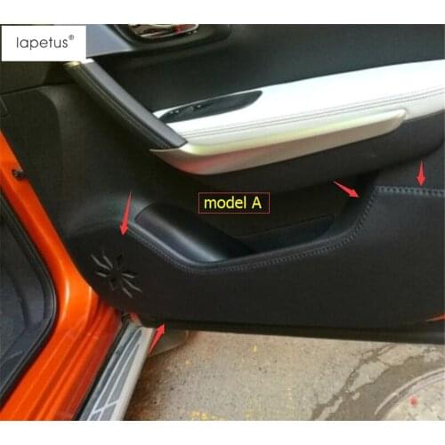 Lapetus Accessories Fit For Renault Kadjar 2016 2017 2018 Inner Door Anti Kick Protective Panel Molding Cover Kit Trim 4 Pcs