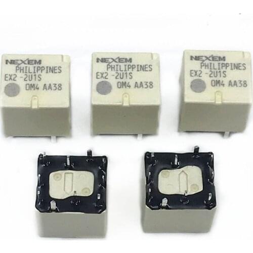 Free Shipping 5Pcs/lot 100% New original Automotive relays EX2 2U1S EX2-2U1 EX2-2U1S On board central locking relay DC12V 10Pins