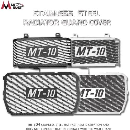 For Yamaha MT-10 MT10 MT 10 FZ10 FZ 10 FZ-10 2016-2020 Motorcycle Radiator Grille Guard Oil Cooler Cooling Cover Protection