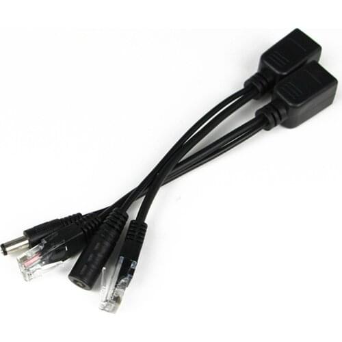 Hot POE Cable Passive Power Over Ethernet Adapter Cable POE Splitter Injector Power Supply Module 12-48v For IP Camera