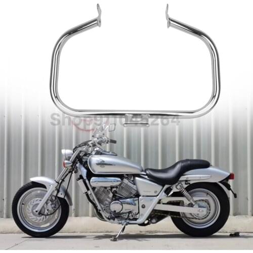 Motorcycle Chrome Highway Engine Crash Bar Guard Bumper Stunt Cage Falling Protection For HONDA MAGNA250 VF250 VF 250 1994-2007