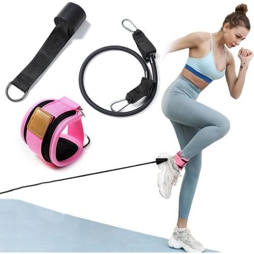 Door Buckle Pull Rope Leg Buttock Training Resistance Band Set Home Muscle Training Exercise Sports Equipment Gym Fitness