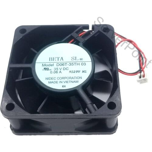 Brand new for NIDEC 6CM 6025 35V 0.06A D06T-35TH 03 Cooling Fan
