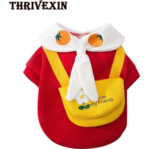 Autumn and Winter Dog Clothes Transformation Dress Cute Cartoon Cat Two-legged Pet Jacket Chihuahua Pet Product