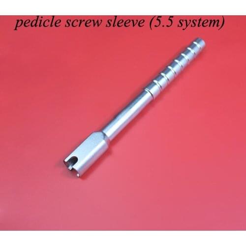 Orthopedic instrument spinal system use screw sleeve screw-rod system use sleeve stainless steel reposition use for orthopedist