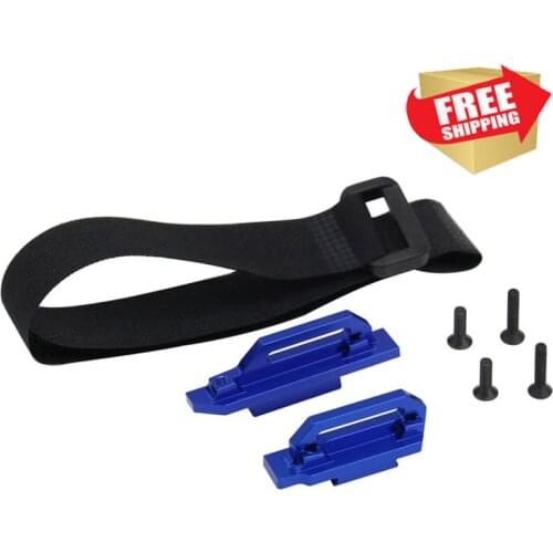 Radio control RC Slash LCG Rally trax Aluminum alloy battery holder with battery strap upgrade option parts