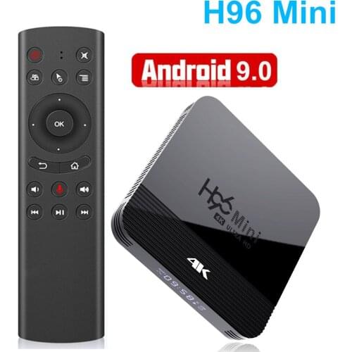 Smart TV Android 9.0 H96 Mini RK3228A 5G Wifi H.265 4K 3D Media Player Quad Core TV Box