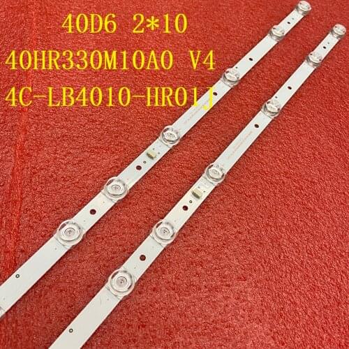 2 pcs/set LED backlight Strip for TCL 40S6500FS 40S6500 40F6F 40L2F 40D6 10X2 40HR330M10A0 V4 4C-LB4010-HR01J