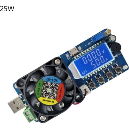 2021 New Electronic Load USB Load Tester 35W Constant Current Battery Capacity Tester