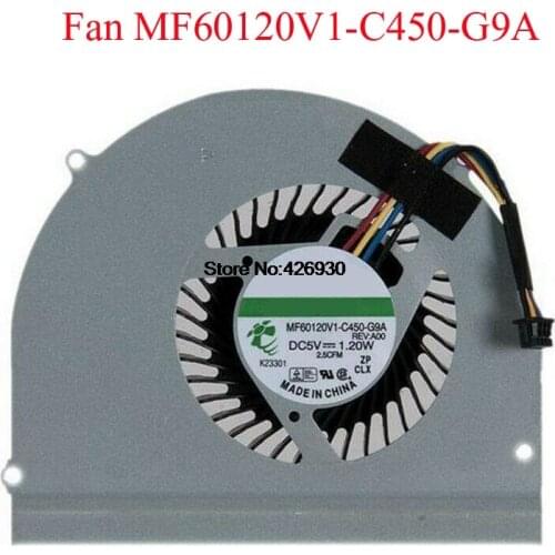 Laptop CPU Cooling Fan For DELL For Latitude E6530 P19F MF60120V1-C450-G9A MF60120V1-C440-G9A DC5V 1.20W new