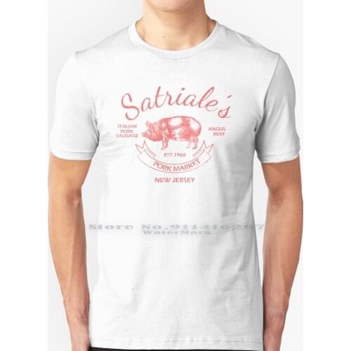 Satriales Vintage T Shirt 100% Pure Cotton Satriales Meet Market Badabing Sopranos Soprano Mafia Tv Show Mob Satriales Vintage