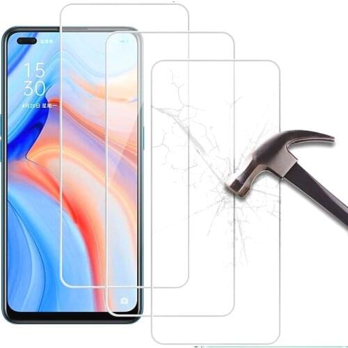 Tempered Glass For OPPO Reno 4 F/4 Z 5G Screen Protector Guard Film Front Case Cover For OPPO Reno 4 Lite CPH2125 Pelicul