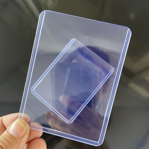 25pcs Pvc Card Holder Clear Protective Card Sleeves Holder For Collectible Baseball Card Sports Cards Trading Card 10.2*7.6cm