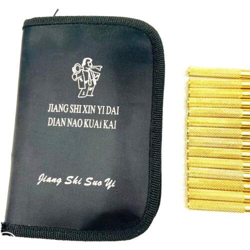 Free Shipping 18Pcs Dimple Lock Tools Combination JIAND SHI Computer Door Tool Professional Locksmith Kit