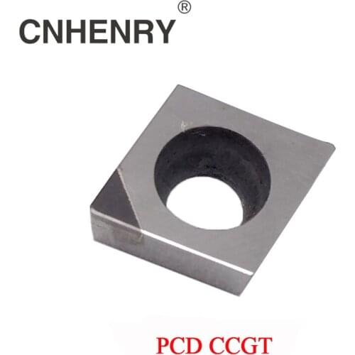 2 PCS PCD Turning Inserts CCGT040101/02/04 060201/02/04/08 CNC PCD Diamond Inserts Carbide Milling Inserts CNC Inserts