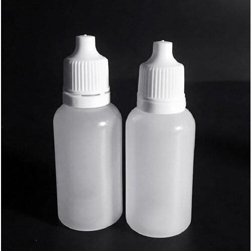 20ml Mini Empty Plastic Squeezable Liquid Dropper Eye Drops Refillable Bottle