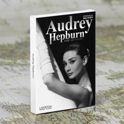 30Sheets/LOT Audrey Hepburn Postcard /Greeting Card/wish Card/Fashion Gift