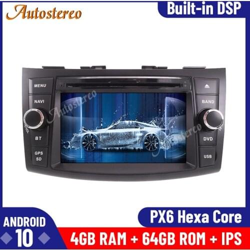 Car GPS Navigation DSP Carplay Android 10 For SUZUKI SWIFT 2011-2017 Auto Stereo Head Unit Multiedia Player Radio Tape Recorder