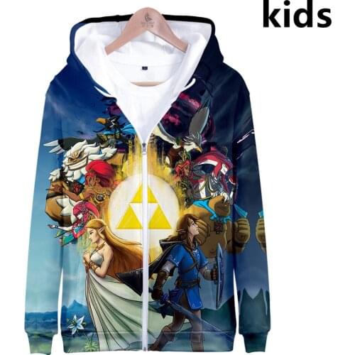 3 To 14 Years Kids Hoodies The Hyrule Warriors 3D Printed Boys Girls Hoodie Sweatshirt Age Of Calamity Jacket Children Clothes