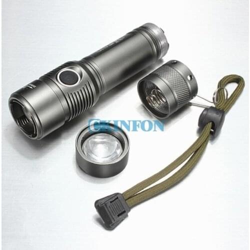 DHL 20PCS 3000Lm XML T6 LED Zoomable 18650 AAA Flashlight Torch Light Lamp