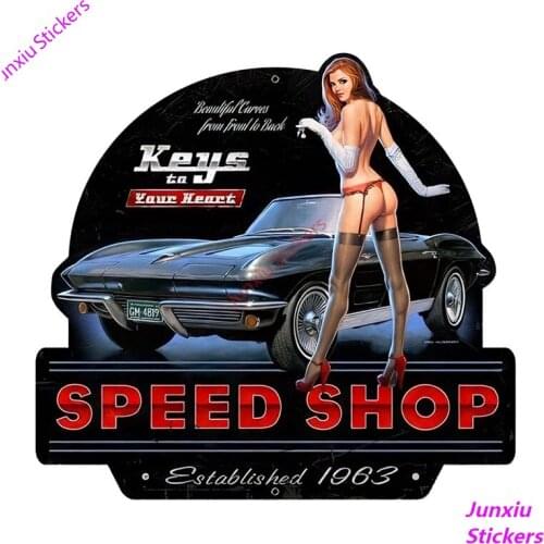 Hot Sexy Girl Creative Decor Ero Manga! H Mo Manga Mo Step-up Ayabe Haruru Car Stickers Accessories Vinyl Decoration KK13*9cm